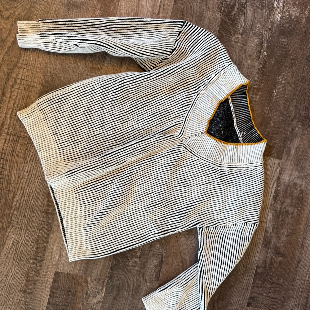 Striped Black and White Sweater